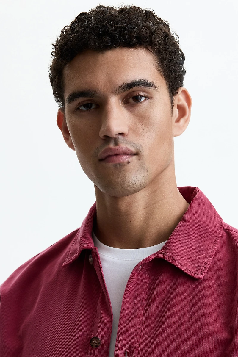 Relaxed-Fit Boxy Corduroy Shirt