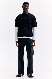 Regular Fit Nylon cargo trousers