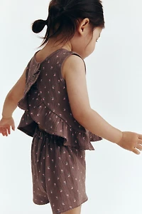 2-Piece Crinkled Cotton Set