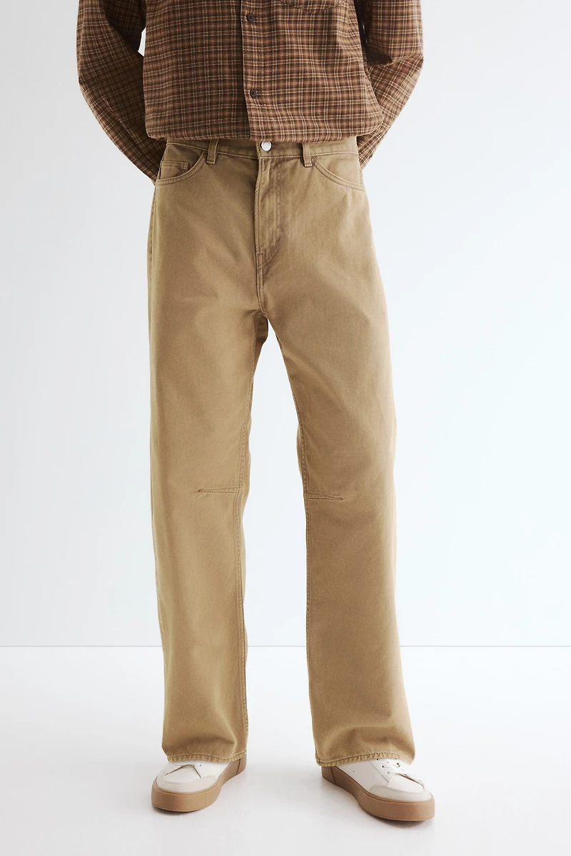 Relaxed-Fit Cotton Pants