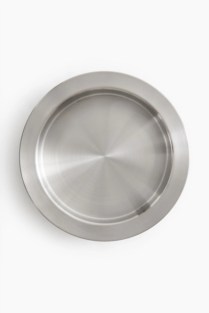 Stainless Steel Serving Plate