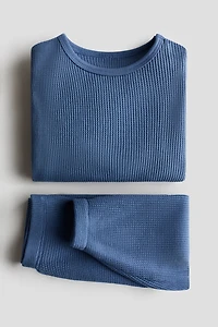 2-Piece Waffled Cotton Set