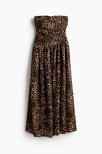 Pleated Bandeau Dress