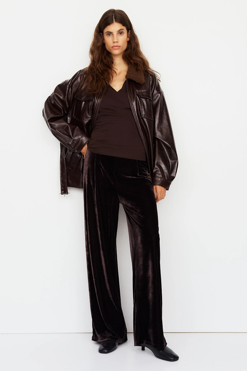 MAMA Ribbed Nursing Top