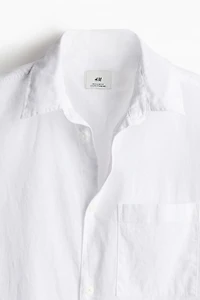 Chemise Coupe Classique en lin mélangé