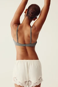 2-pack Padded Soft-cup Cotton Bras