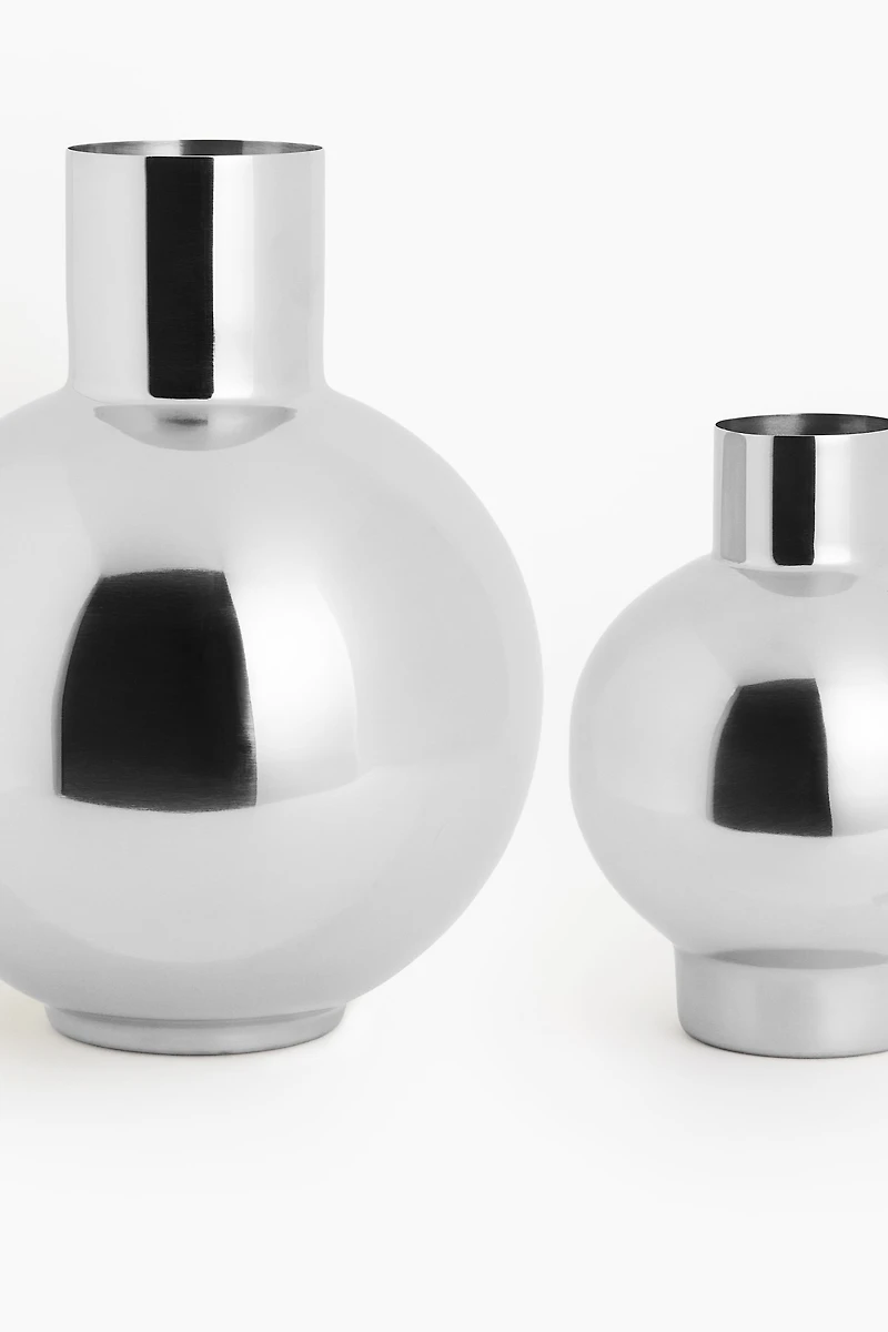 Large Stainless Steel Vase