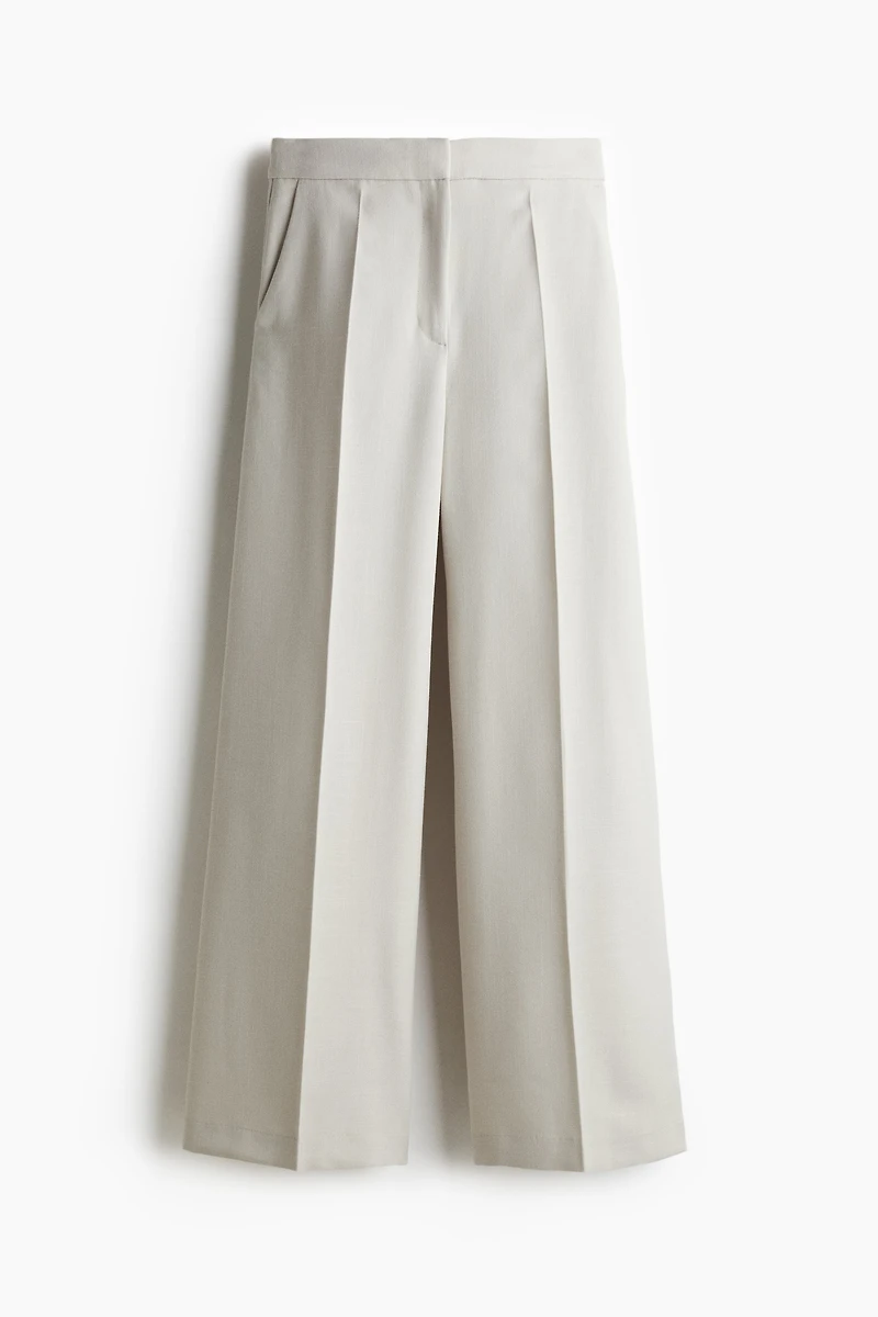 Wide-Leg Dress Pants