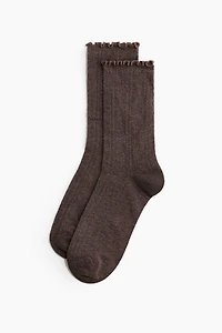 3-pack Pointelle-Knit Socks