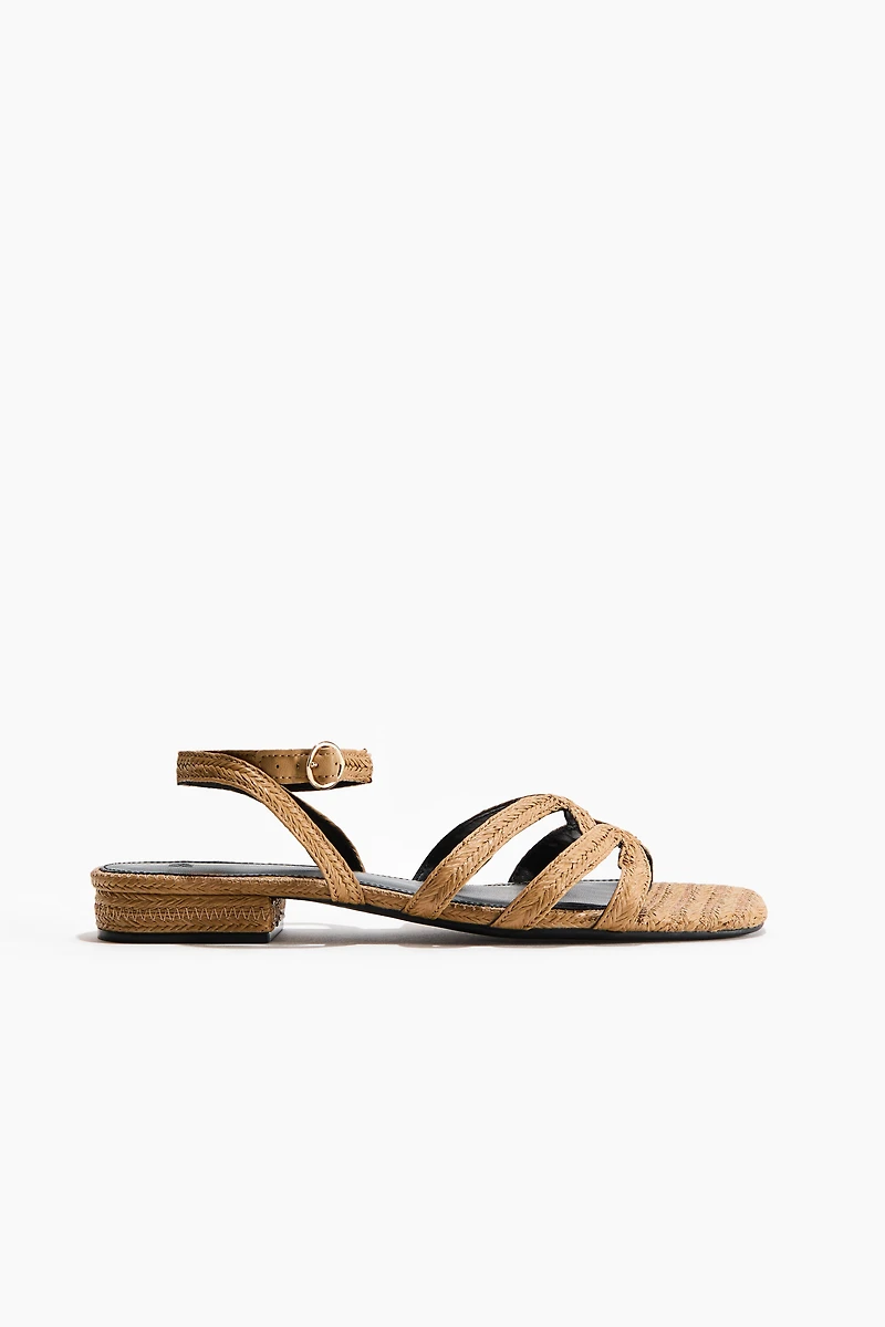 Braided Straw Sandals