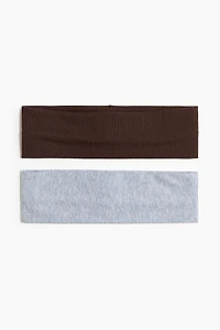 Lot de 2 bandeaux en jersey