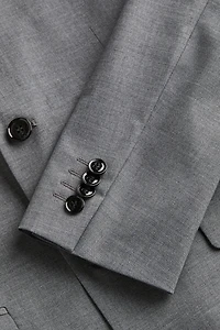 Slim Fit Single-Breasted Jacket