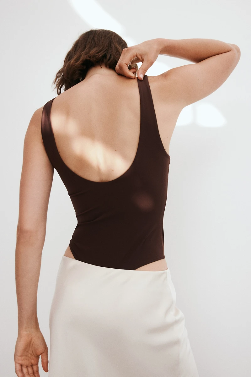 Low-Back Thong Bodysuit