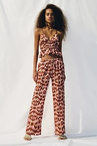 Straight-Leg Drawstring Pants