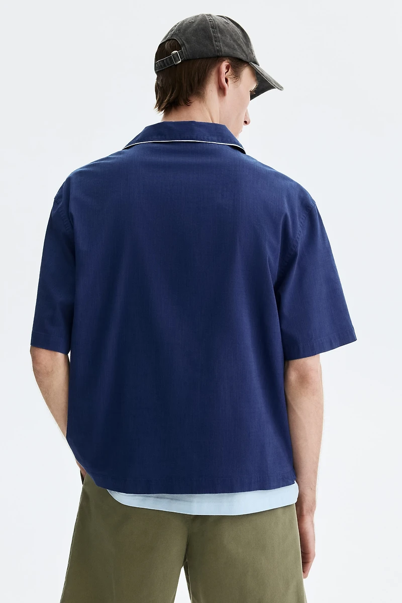 Chemise imprimée décontractée