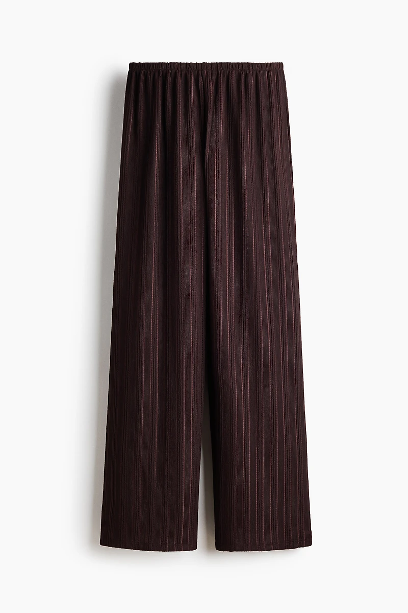 Crinkled Pull-On Pants