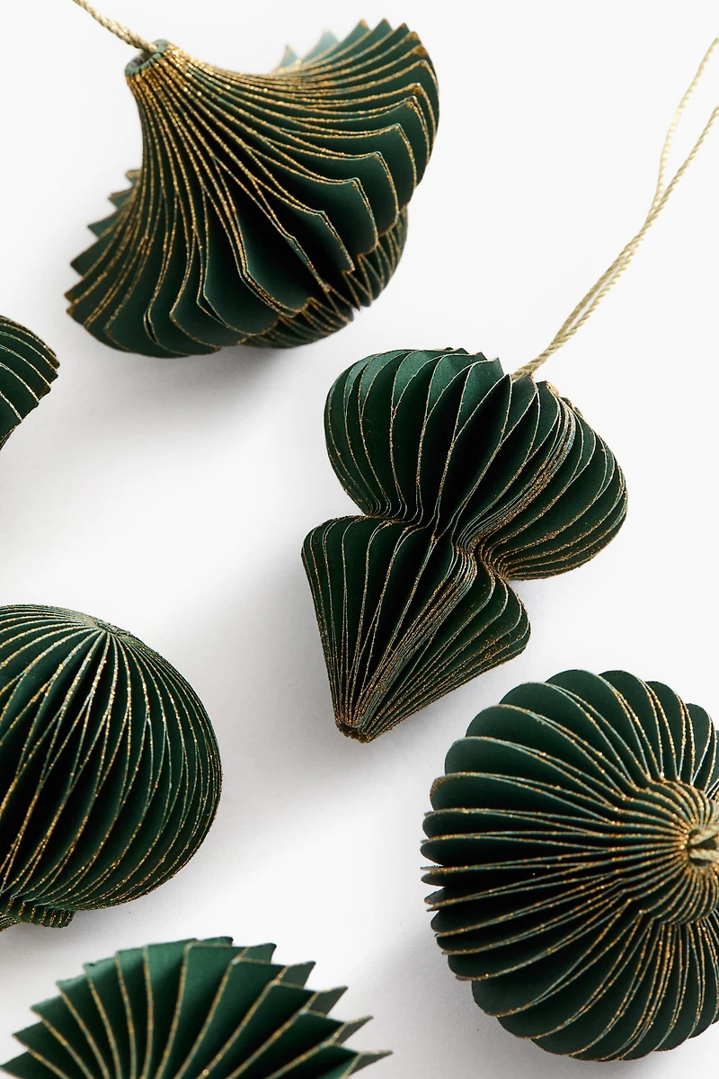 6-Pack Paper Ornaments