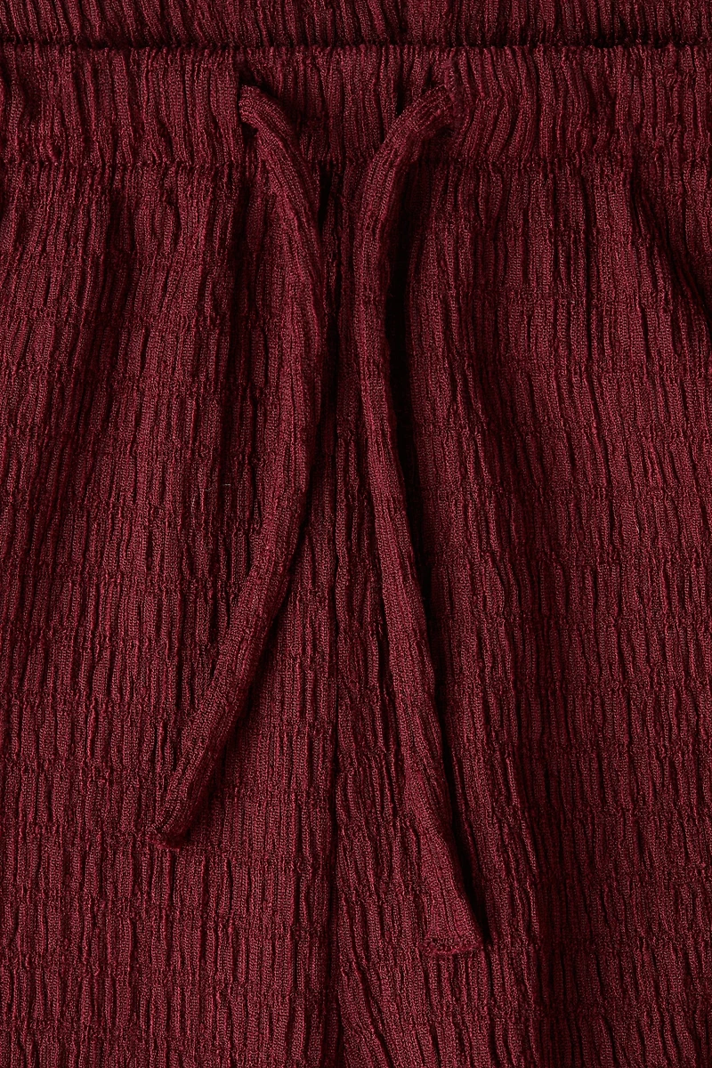 Textured Jersey Pants