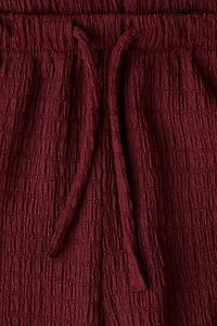 Textured Jersey Pants