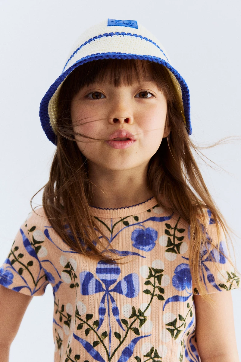 Pointelle Jersey Top