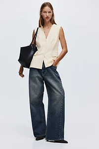 Long chandail sans manches