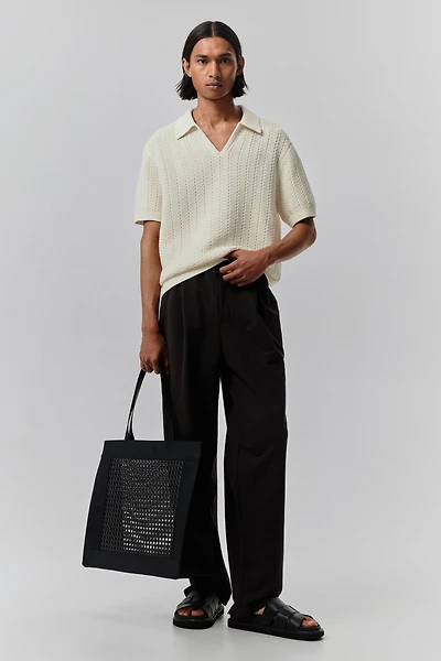 Polo classique en tricot texturé