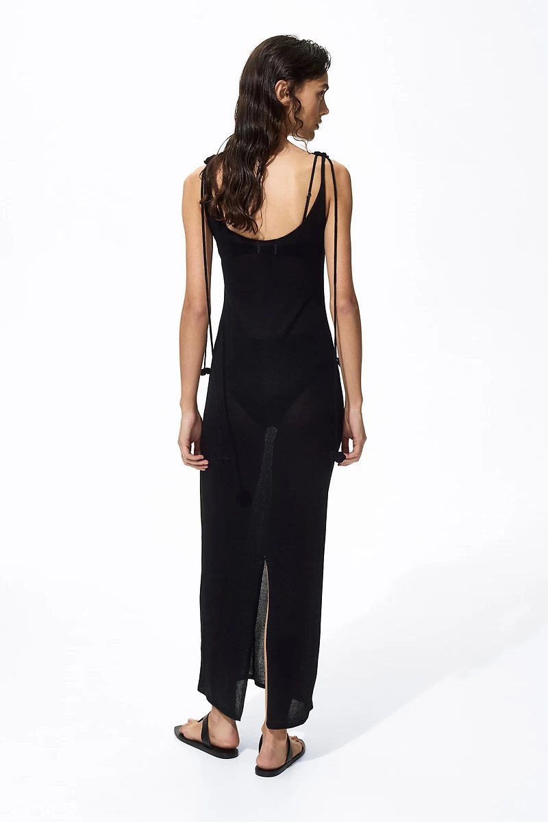 Fine-Knit Silk-Blend Dress