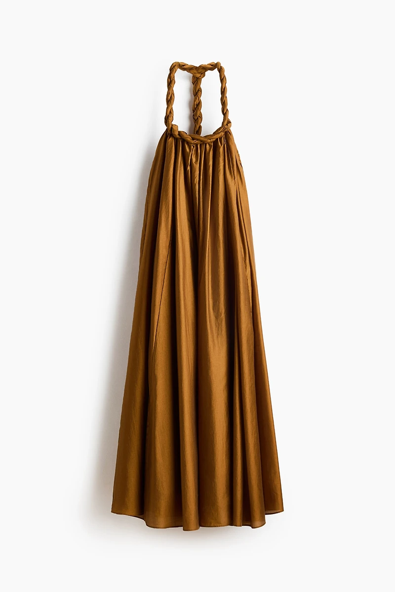 Braided-Detail Dress