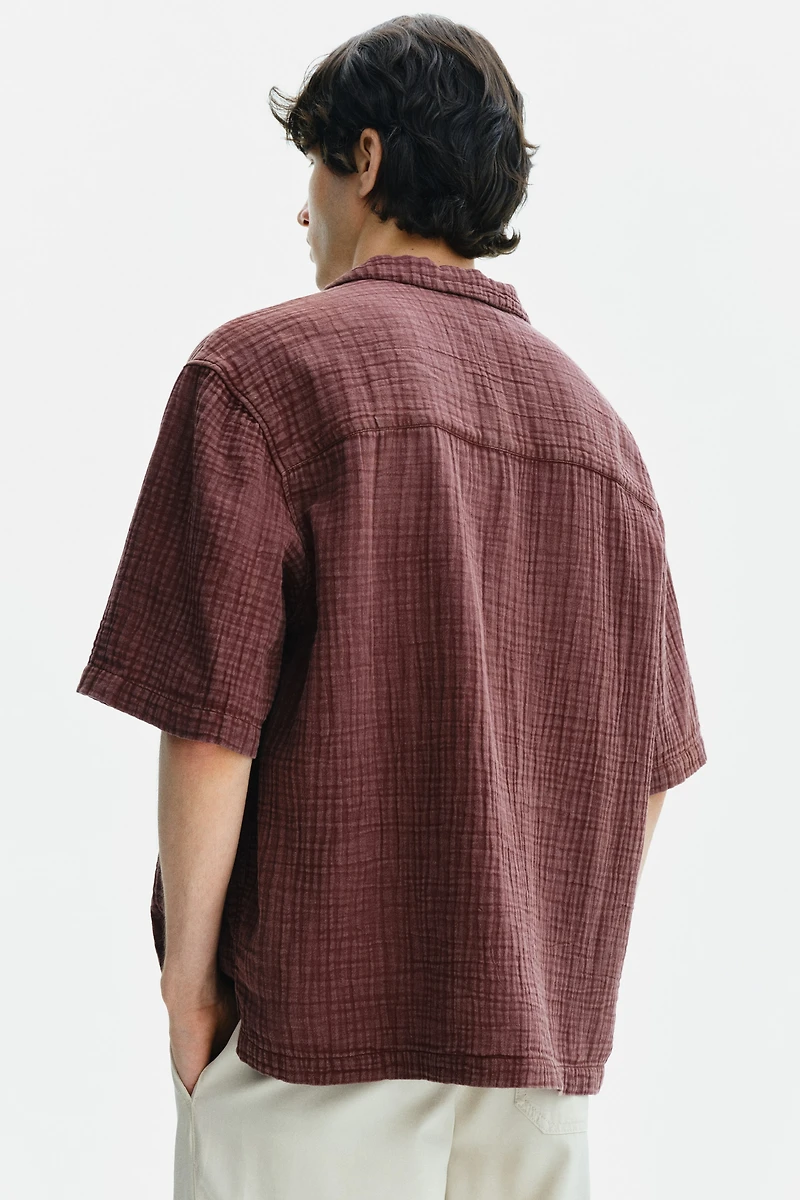 Chemise décontractée en mousseline