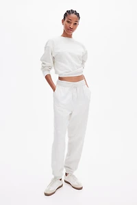 Pantalon jogging taille haute