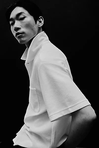 Regular Fit Textured Jersey Shirt