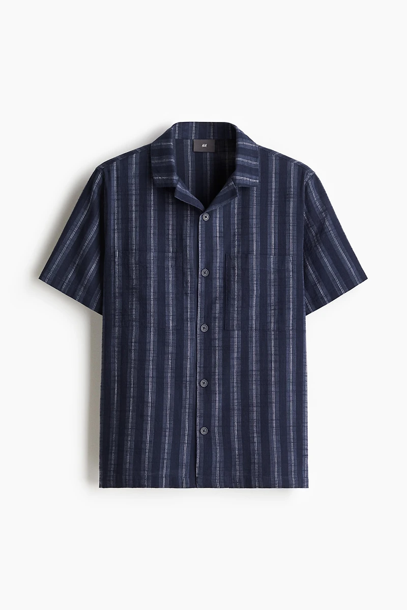 Cotton Pajama Shirt and Shorts