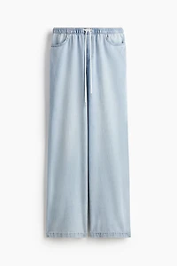 Denim Drawstring Pants