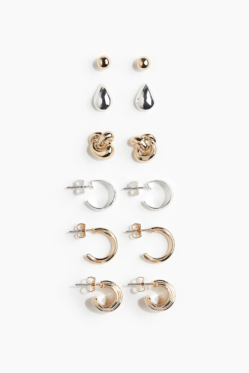 6 Pairs Earrings