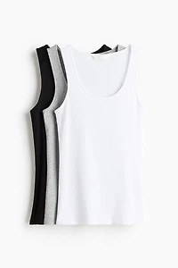 3-Pack Ribbed Tank Tops