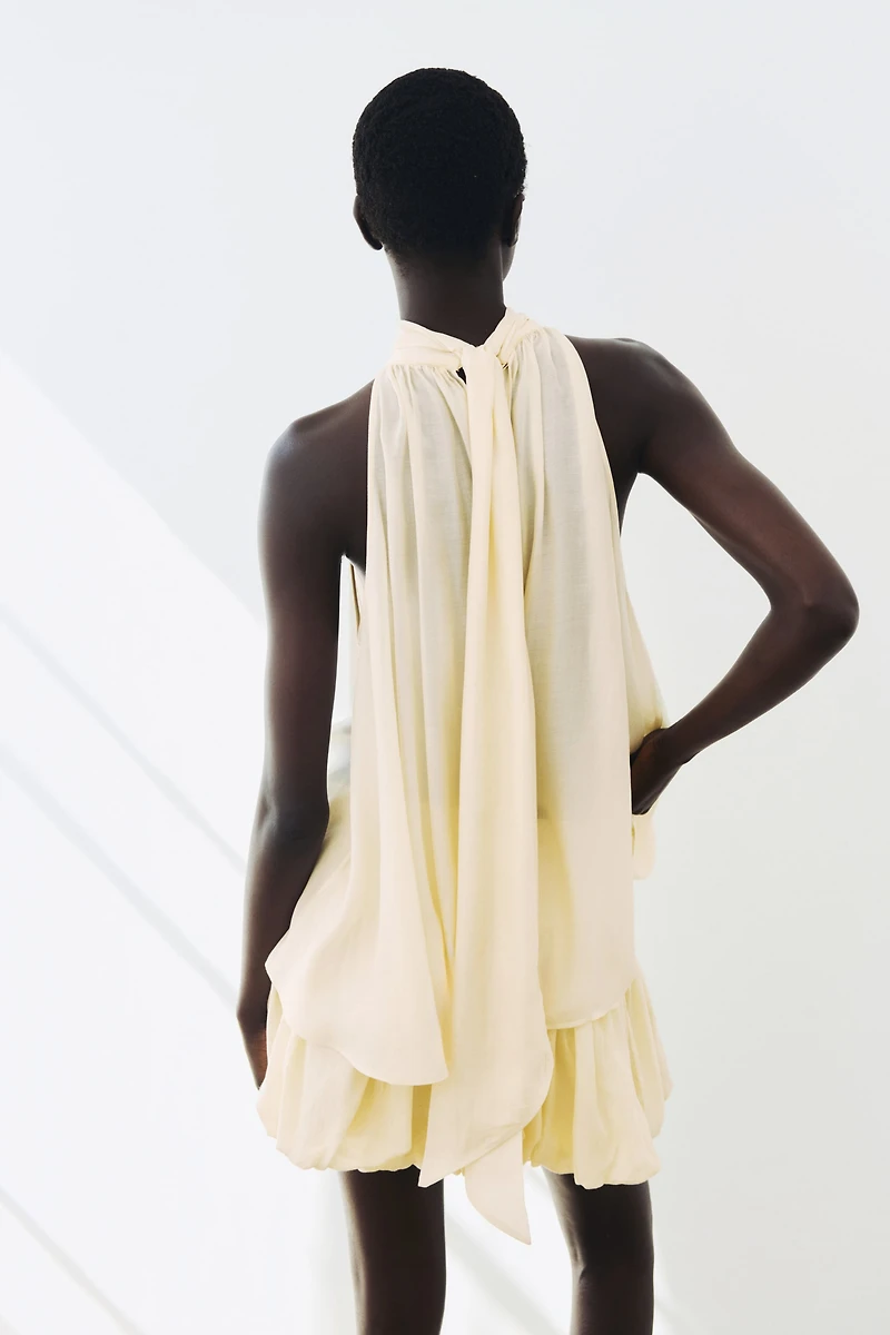 Sleeveless Cupro-Blend Top