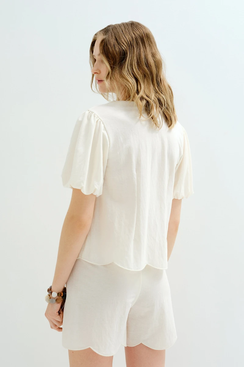MAMA 2-piece scalloped set