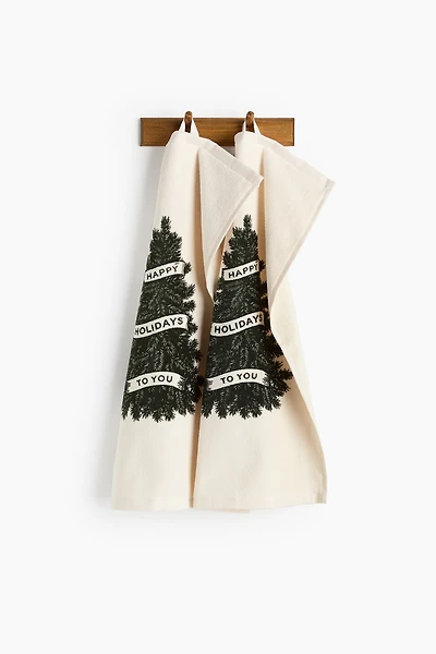 2-Pack Christmas-Themed Guest Towels