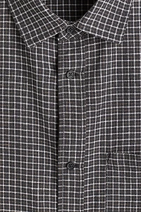 Oversized-Fit Short-Sleeved Linen-Blend Shirt