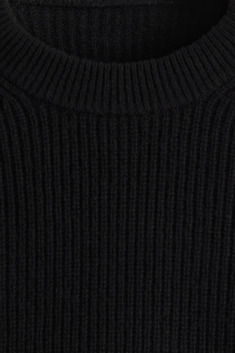 Regular-Fit Rib-Knit Wool Sweater