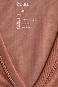 Cooling Slim-Fit Ribbed Tank Top
