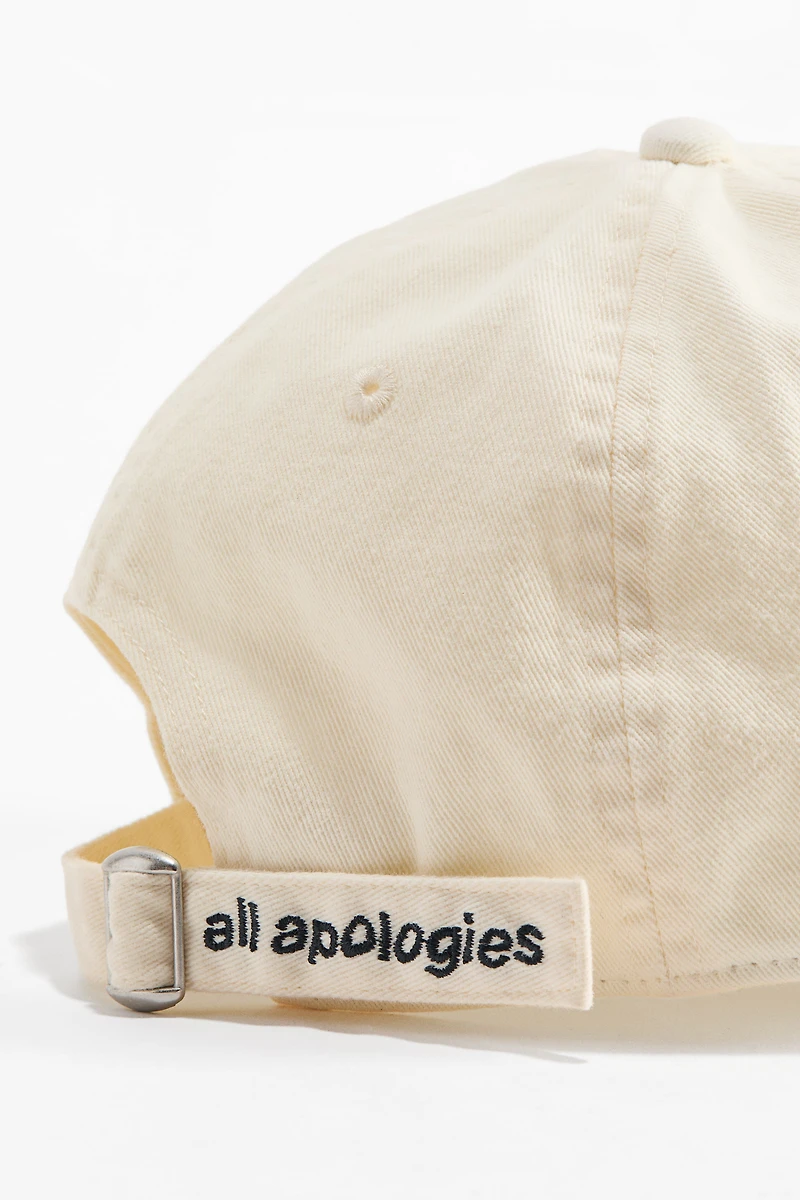 Cotton Twill Cap with Motif
