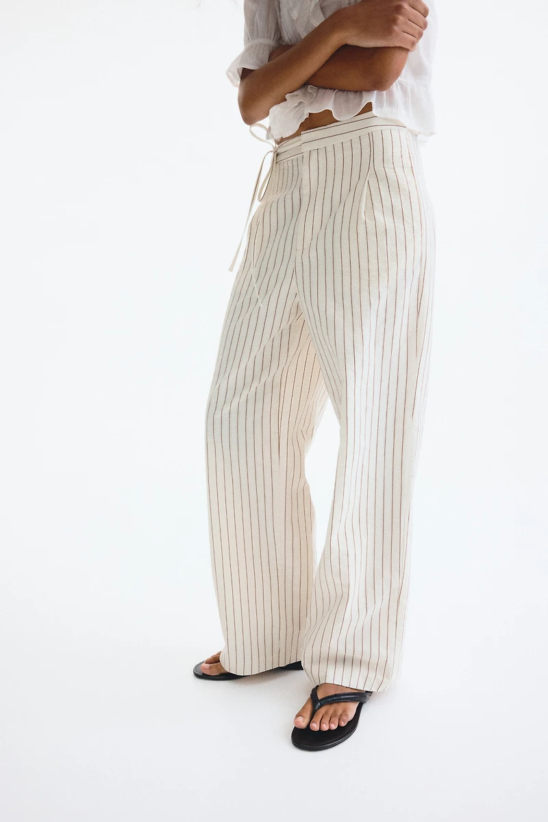 Tie-Detail Pants