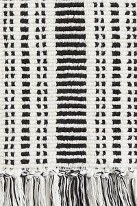 Cotton Bath Mat with Fringe