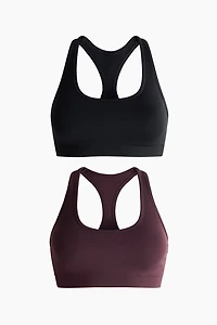 2-Pack Seamless Sports Bras with DryMove™