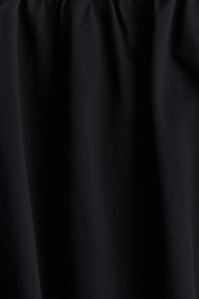 Bubble-Hem Strappy Dress