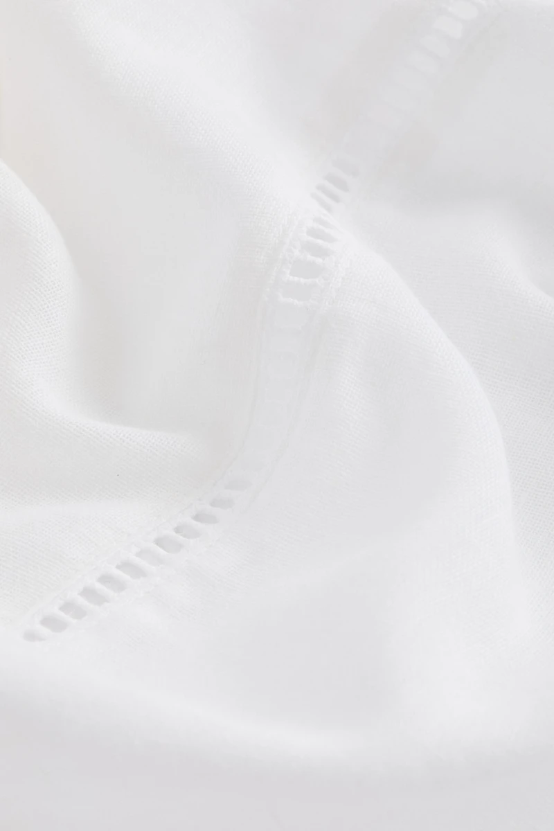 Linen-Blend Café Curtain