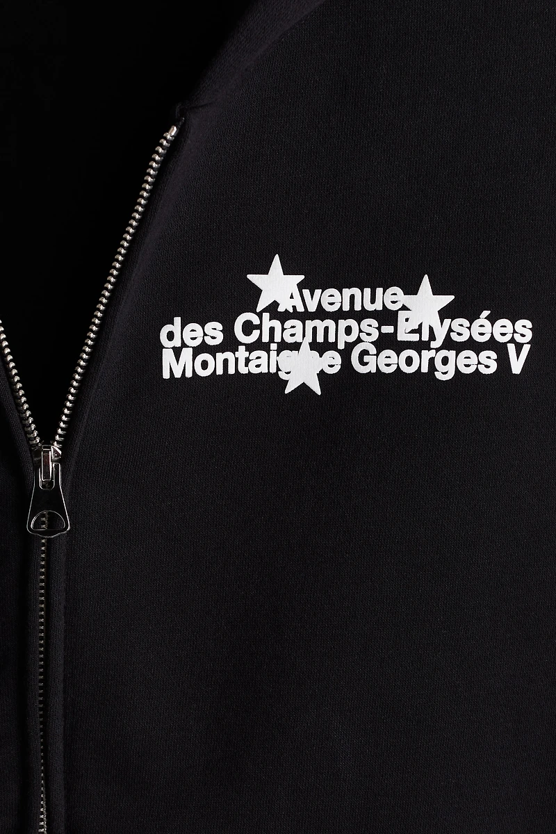 Loose-Fit Hooded Jacket