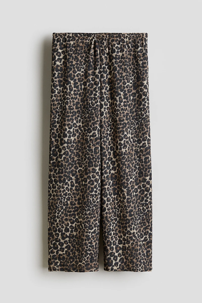 Pantalon en jersey texturé