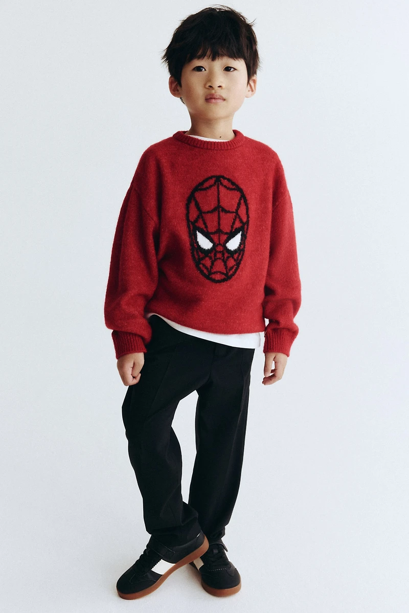 Jacquard-Knit Sweater